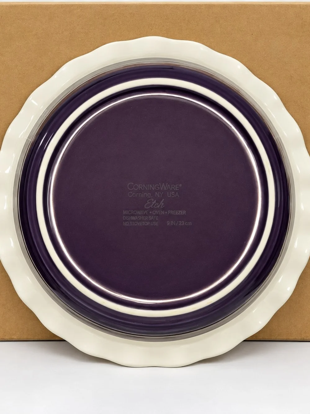 CorningWare Etch Purple 9.5